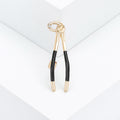 Miniature Pliers Brooch in Silver and Gold Tones Jacket and Scarf Accessory view 7