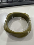 Acrylic Geometric Twist Square Facet Bangle 11 Styles view 7