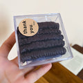 Fabric Elastic Hair Tie Five Piece Boxed Set 4 Packs view 8