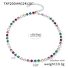 Silver Multicolor Necklace