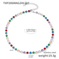 Prong Set Zircon Tennis Necklace and Bracelet Collection view 10