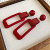 Flocked Red