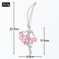 Rhinestone Ballerina Pendant Ornament Four Color Options view 3