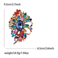Large Crystal Peacock Statement Brooch in Nine Colorways view 7