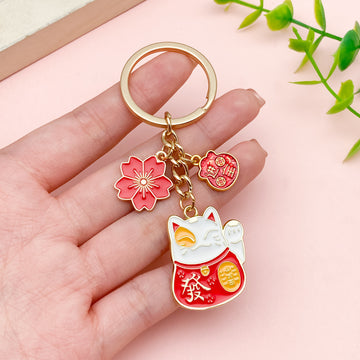 Flower Charm Keychains in 17 Pictured Variations for Bags and Keys