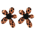 Leopard Print Acetate Flower Drop Earrings Jewelry view 5