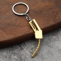 Mini Gas Pump Nozzle Keychain in Five Color Options view 2