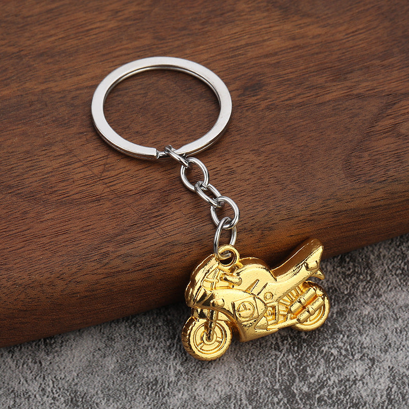 3D Heavy Motorcycle Zinc Alloy Keychain Car Waist Hanging Pendant