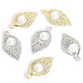 Pearl Crystal Teardrop Jewelry Components For DIY Earrings And Bracelets Charms view 4