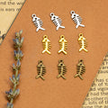 Fish Skeleton Metal Pendant Charm For Jewelry Making view 1