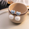 Blue Heart White