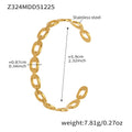Heart Crystal and Geometric Bangle Collection in Two Metal Tones view 6