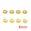Gold Hammered 8mm