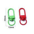 Colorful Swivel Lobster Clasps in Ten Painted Finishes view 3