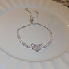 Silver Pink Heart