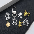 Black Cat Metal Charms with 6 Listed Options for DIY Jewelry Making view 3