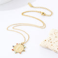 Gold Tone Vintage Motif Pendant Necklaces in Twelve Eye and Symbol Designs view 2