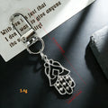 Rhinestone Openwork Hamsa Hand Clip Charms in Two Finishes view 4
