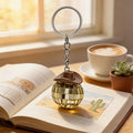 Disco Ball Cowboy Hat Keychain Mirror Sphere Charm view 3