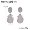 Steel Oval Drop