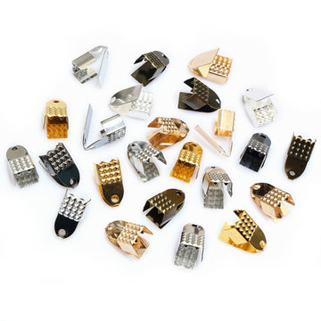 Fold Over Cord End Crimp Findings in Twenty-One Options
