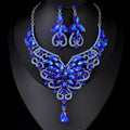 Black Silver Tone Lock Crystal Four Designs Metal Necklace 4 Pictured Designs view 8