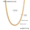 Gold Pearl Necklace