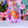 Pearl and Crystal Mermaid Doll Keychains in Six Colors plus Assorted Option view 7