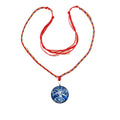 Colorful Cord Evil Eye Tree of Life and Hamsa Pendant Necklaces view 5