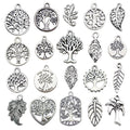 Antique Silver Leaf Metal Beads with 25 Listed Options view 5