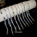 Double Layer Zircon Tennis Bracelet Nine Color Styles view 1
