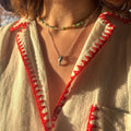 Hand Shaped Floral Jewelry in Six Necklace Pin and Stud Styles view 3