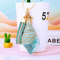Bubble Crystal Conch Keychains in Three Sizes and Multiple Styles view 7