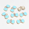 Rhinestone Enamel Bow Charms in Seven Color Styles view 7