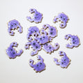 Tiny Colorful Enamel Crab Metal Charms in Nine Options view 6