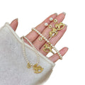 Pearl Rocking Horse Charm Necklace Earrings Bracelet view 5