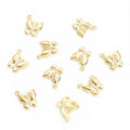 Crystal Butterfly Alloy Charm Pendants in Gold and Silver Tones view 3