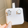 White Floral Pair