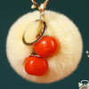 Beige Persimmon-Pom