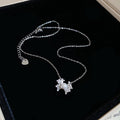 Pearl Crystal Bow Necklaces And Stud Earrings Two Tones view 6