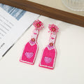 Seed Bead Flower Bottle Tassel Drop Earrings Seven Styles view 10