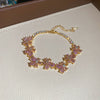 Gold Pink Bracelet