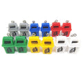 Miniature Colorful Trash Bin Novelty Hook Earrings view 2