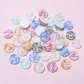Round Mixed Print Resin Cabochons in Ten Assorted Sets view 11