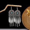 Blue Oval Feather