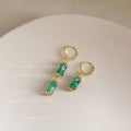 Green Forest Theme Earring Collection Bamboo Flower Styles view 11