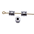 Antique Silver Grooved Barrel Spacer Bead for Jewelry Making view 4