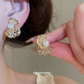 Crystal Flower and Butterfly Ear Clips in Eight Designs view 3