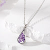 Purple Bouquet Necklace