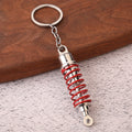 Shock Absorber Keychain With Colored Coil Spring, 6 Styles view 3